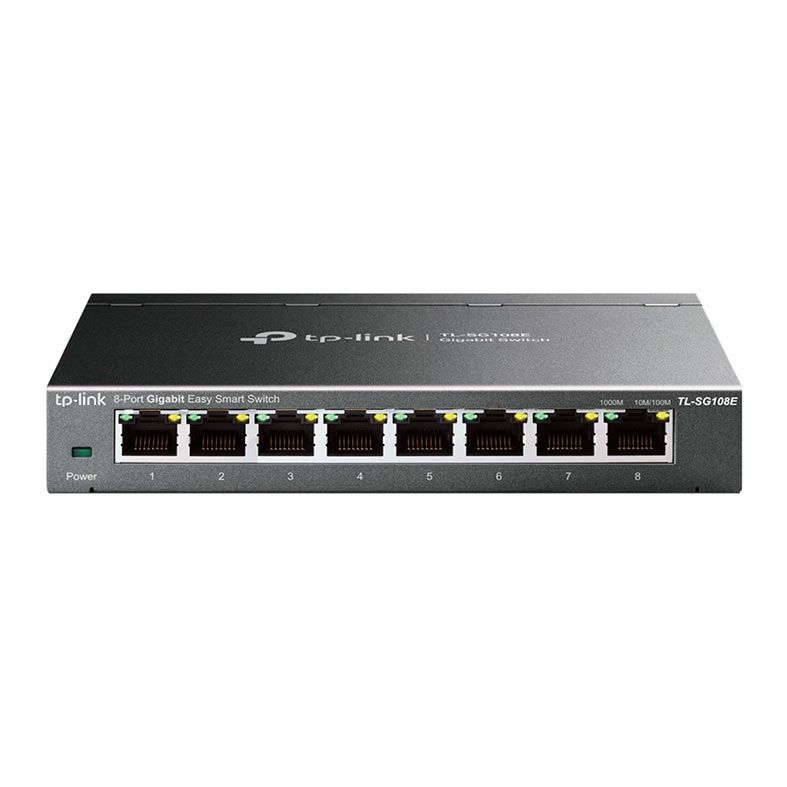 Switch TP-Link Easy Smart 8 Portas 1000Mbps, TL-SG108E