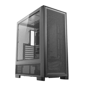 Gabinete Gamer Aigo Darkflash AIRNOVA, Mid-Tower, Lateral de Vidro, Com 3 Fans, ARGB, Preto, AIR-NOVA-BLACK