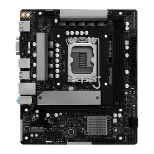 Placa Mae AsRock H810M-X, DDR5, LGA1851, M-ATX, Chipset Intel H810, H810M-X
