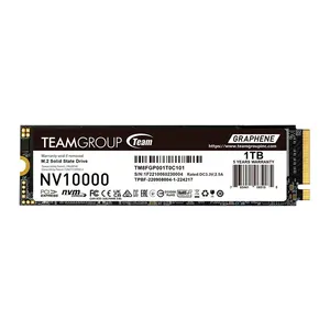 SSD Team Group NV10000, 1TB, M.2 2280, PCIe NVMe, Leitura 10000 MB/s, Gravacao 8200 MB/s, TM8FGP001T0C101