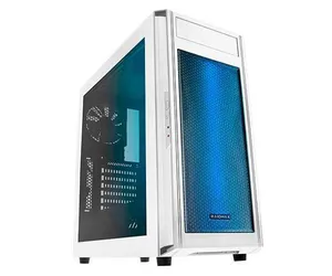 Gabinete Raidmax Alpha Com Lateral em Acrílico LED RGB Frontal Branco, A15WLW