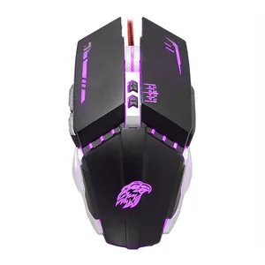 Mouse Gamer K-MEX M900, Rainbow, 3200DPI, 7 Botoes, Preto e Prata, M9000US0001CB0X