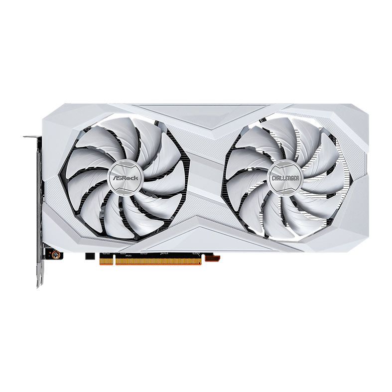 Placa de Video ASRock Radeon RX 6600 Challenger White 8GB