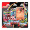 Pokémon TCG, Combo com 3 Pacotes de Booster De Megaevolução Caos Ascendente, 18 cartas + 1 carta promocional, 4444410401
