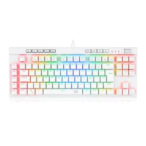 Teclado Mecanico Gamer Redragon Magic-Wand Pro, RGB, Switch Azul, Branco, K587W-RGB-PRO BLUE