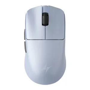Mouse Gamer ATK Gear Blazing Sky F1 V2, 30000DPI, 5 Botoes, Wireless, Azul Perola, F1-V2-ULTIMATE-AP