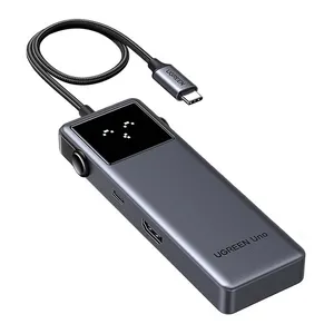 Hub Adaptador UGREEN 6-Portas com USB-C, Cinza, UG-35998