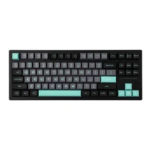 Teclado Mecanico Epomaker Feker Galaxy80, ARGB, Switch Marble White, Black, FK-GLX80-BK-MW