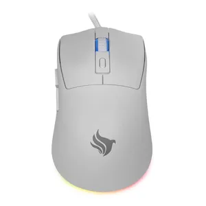 Mouse Gamer Pichau Starwave, RGB, 12400DPI, 6 Botoes, Branco, PG-STW-WH01