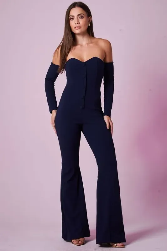 Macacão Fit Crepe Dri Planet Girls Azul Escuro M