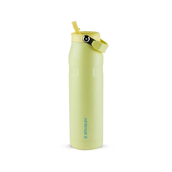 GARRAFA STANLEY TÉRMICA AEROLIGHT ICEFLOW FLIP STRAW 1,1L AMARELO POMELO 08640-00