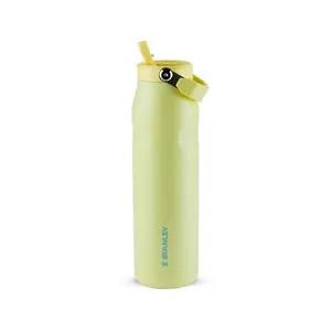 GARRAFA STANLEY TÉRMICA AEROLIGHT ICEFLOW FLIP STRAW 1,1L AMARELO POMELO 08640-00