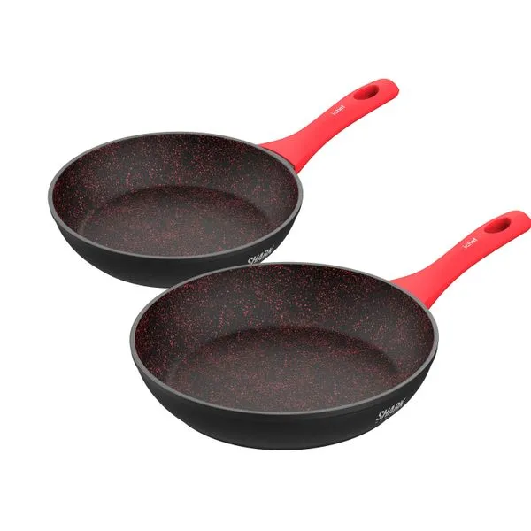 2 Unidades Panelas Polishop Ichef Home Sauté Grand Vermelho 24cm | 2 UNIDS HOME 24CM