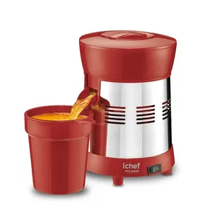 Extrator de Sucos Ichef Polishop - Turbo Premium - Inox Red | Bivolt