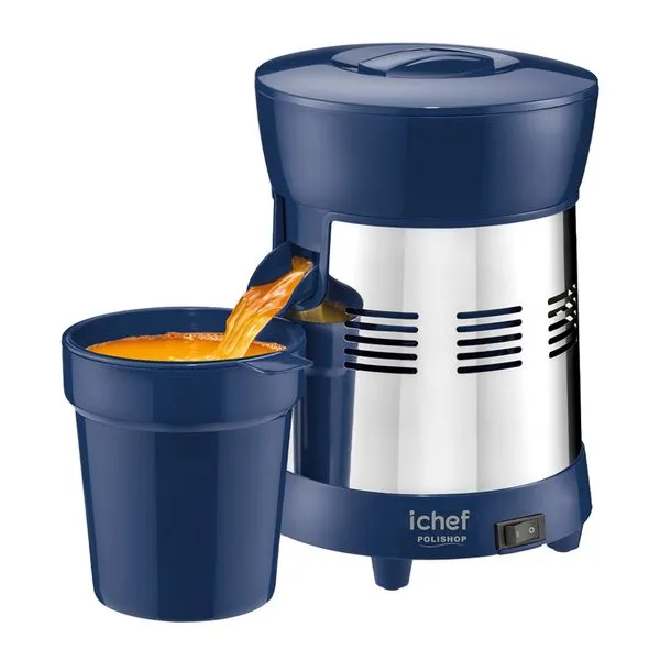 Extrator de Sucos Ichef Polishop - Turbo Premium - Inox Blue | Bivolt