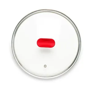 Tampa de Vidro Ichef Polishop - Shark Series - 28Cm - Vermelha | Vermelho