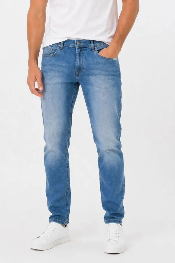 Calça Jeans Regular Básica Sofisticada Polo Wear Jeans Médio 40