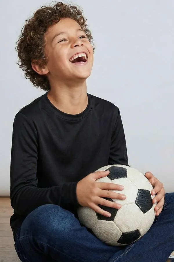 Camiseta UV Infantil Polo Wear Preto 14