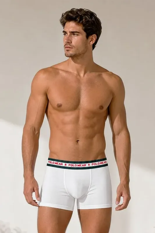 Kit 4 Cuecas Algodão Conforto Diário Polo Wear Sortido Kit 4 Cuecas Conforto Diário Polo Wear Sortido G