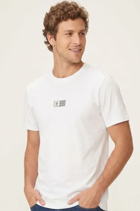 Camiseta Masculina Leve e Confortável Polo Wear Branco P