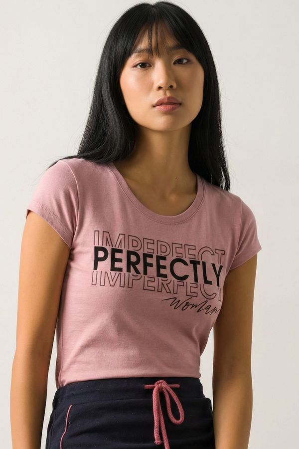 Camiseta Feminina Perfectly Polo Wear Rosa Médio GG