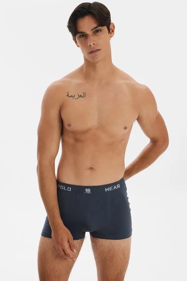 Kit 3 Cuecas Boxer Polo Wear Cinza Médio M