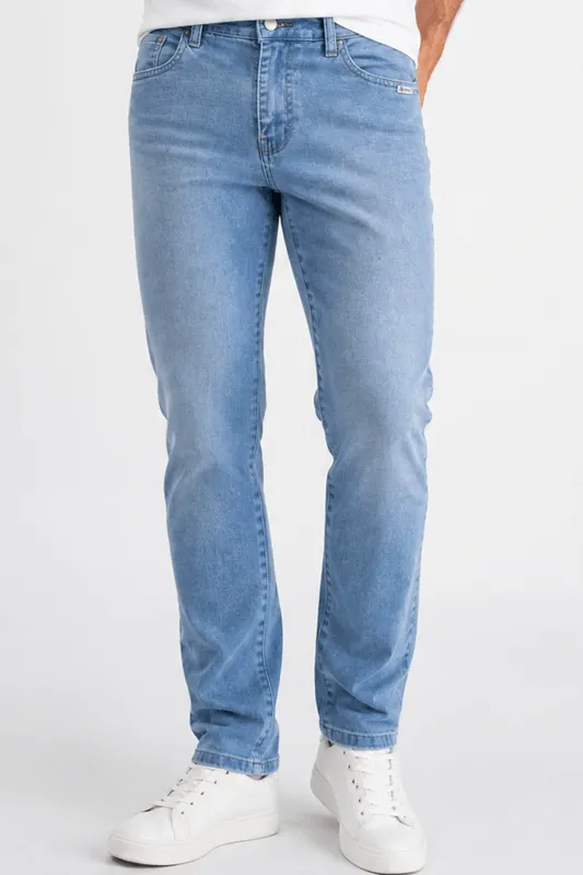 Calça Jeans Slim Básica Polo Wear Jeans Claro 46