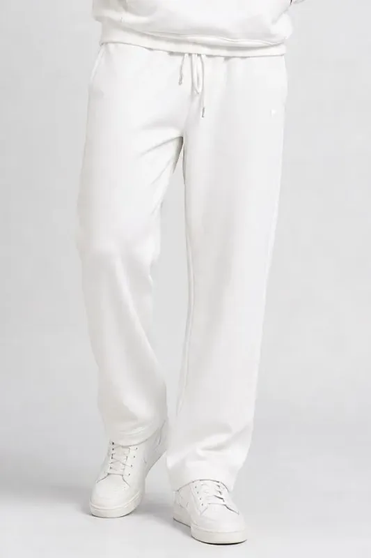Calça Moletom Conforto Essencial Polo Wear Branco M
