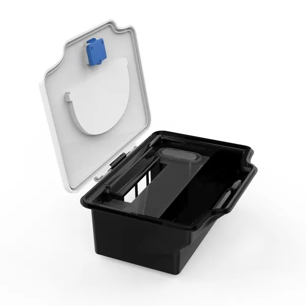 Tanque de Água para Smart Robô Aspirador Positivo Casa Inteligente - 200mL Água/380mL Poeira - Cor Preto