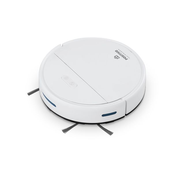 Smart Robô Aspirador Wi-Fi PRA100 Positivo Casa Inteligente - Varre, Aspira e Passa Pano - Sensores Inteligentes