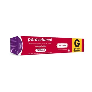 Paracetamol Prati 500mg Com 10 Comprimidos Gen