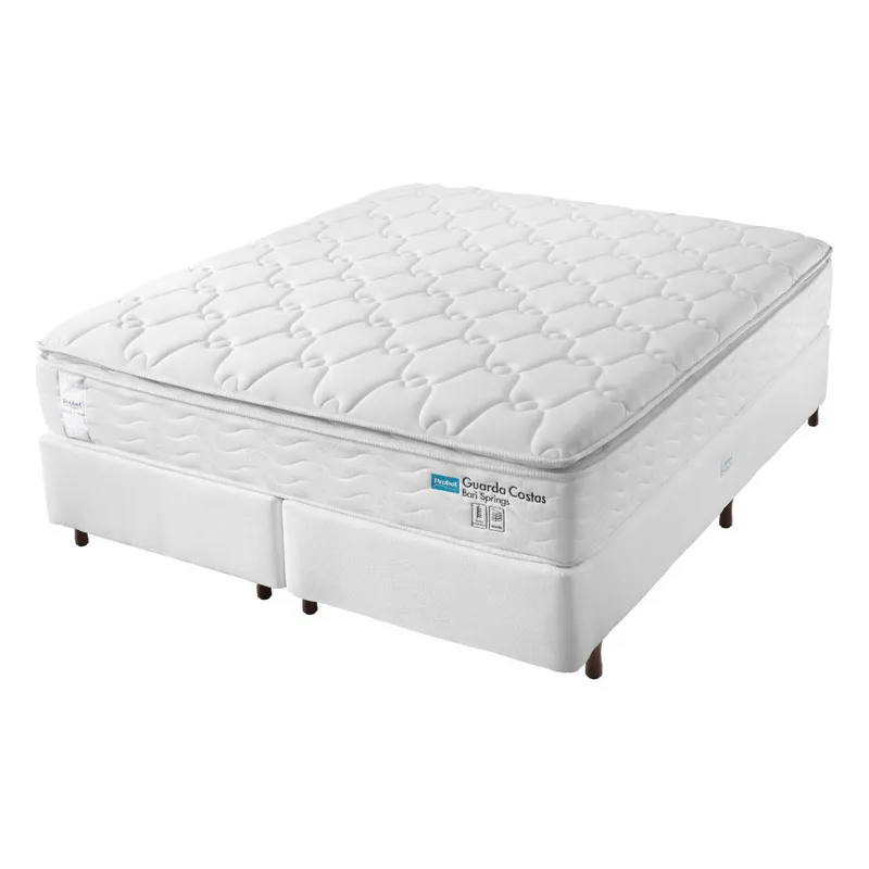 Conjunto Box Queen Mola Ensacada Probel Bari (158x198x58cm)