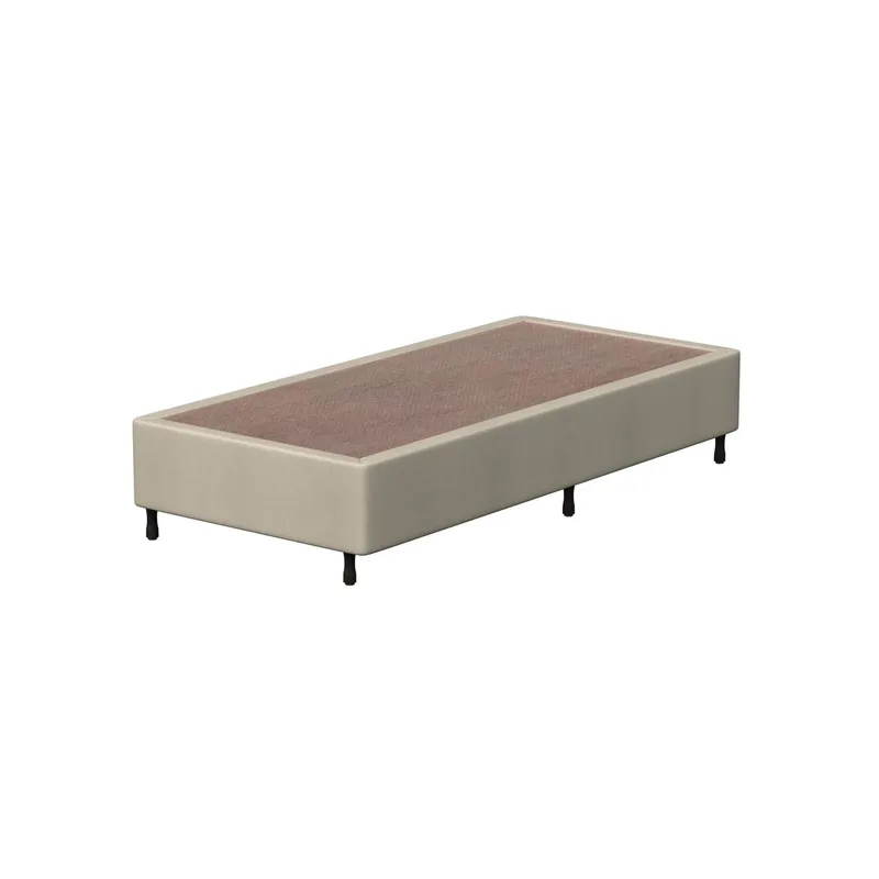 Base Box Solteirão Prodormir Standard Suede Marfim (100x200x26cm)