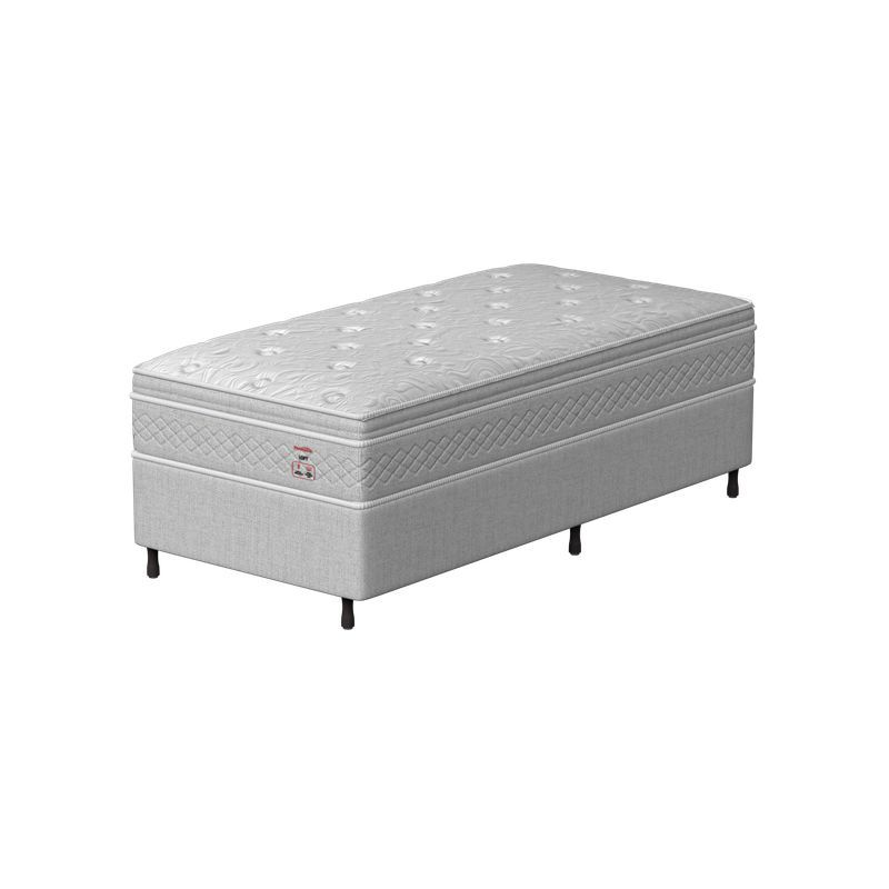 Conjunto Box Solteirão Mola Ensacada Prodormir Loft (100x200x58cm)