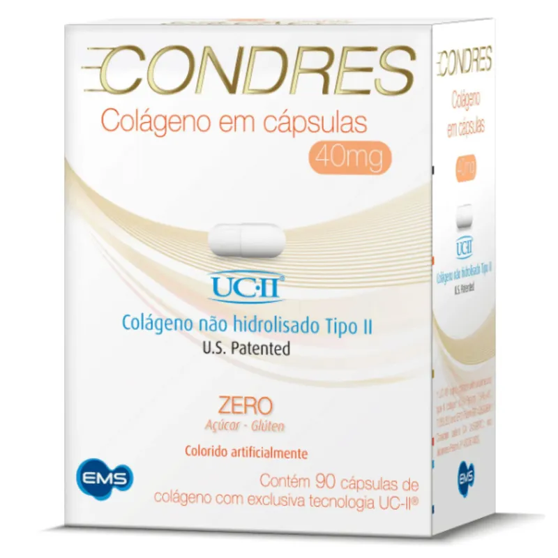 Colágeno Condres 40mg 90 Cápsulas