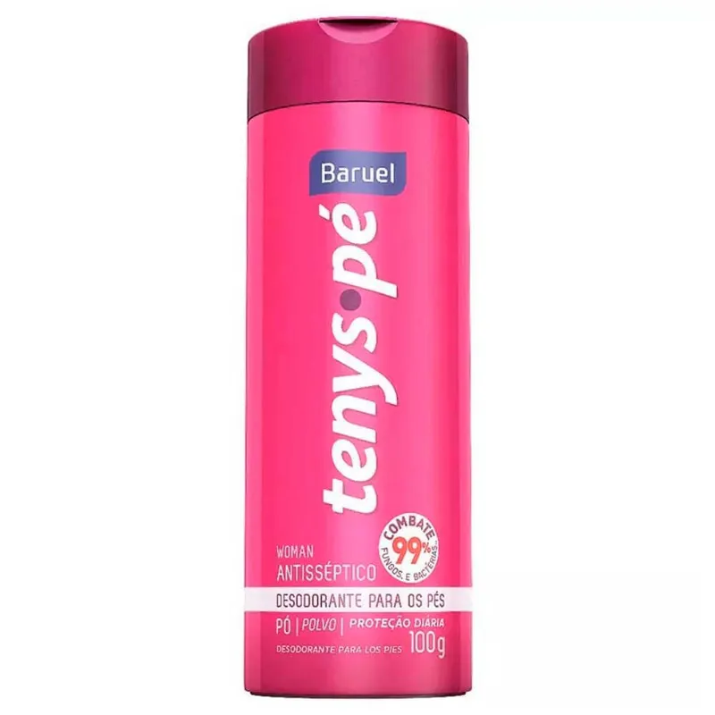 Desodorante Para Pés Em Pó Tenys Pé Feminino 100g