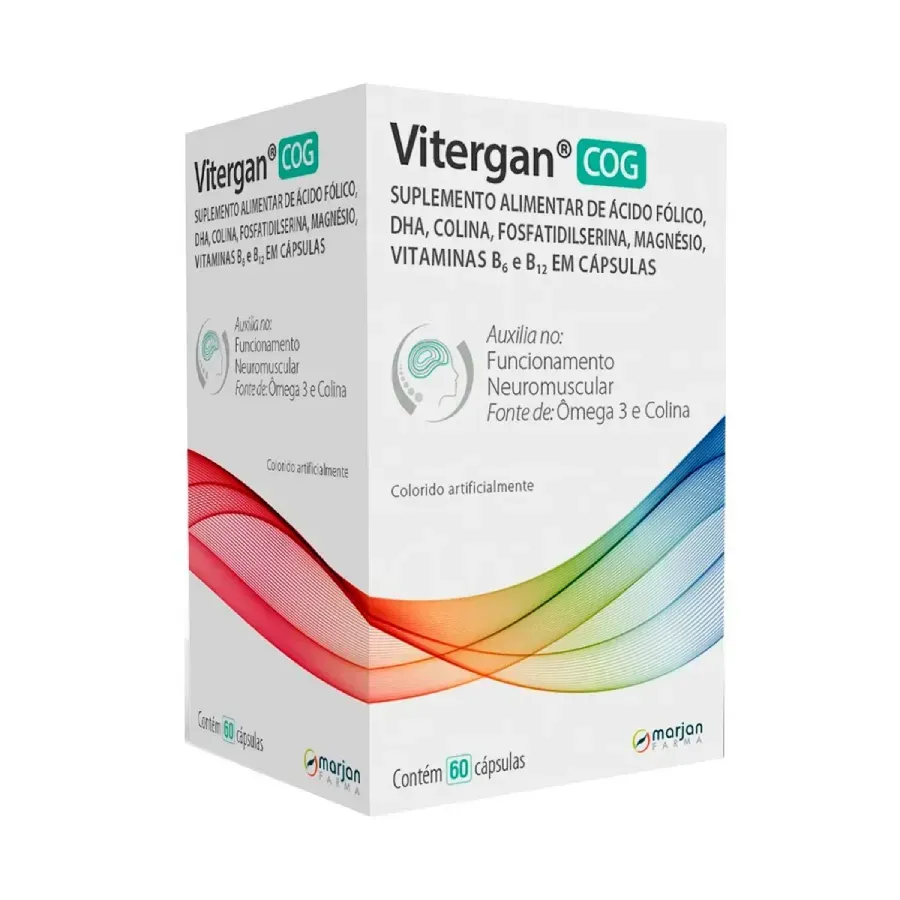 Polivitamínico Vitergan Cog 60 Cápsulas