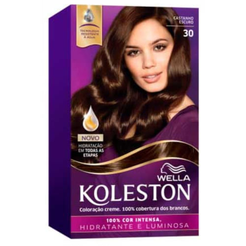 Tintura Koleston N 30 Castanho Escuro 1 Kit