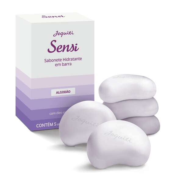 Sabonete Hidratante em Barra Sensi Algodão, 5x80g 80 g