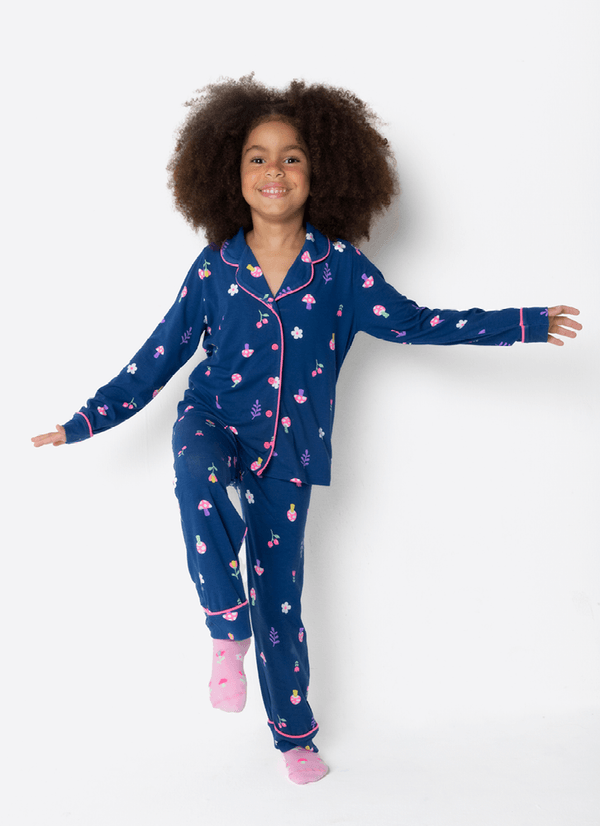 Pijama Manga Longa Viscose Menina Unicórnio Encantado 1