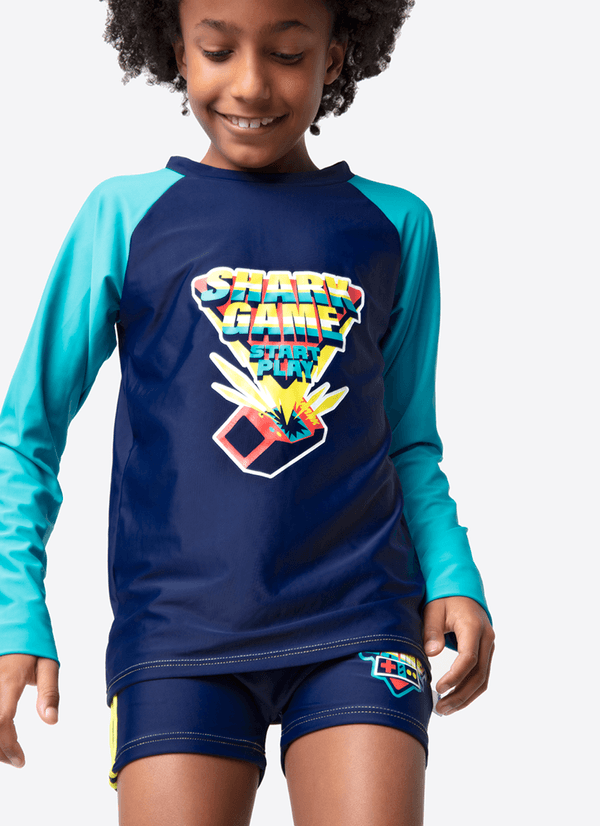 Camiseta Menino Tubarão Games 8