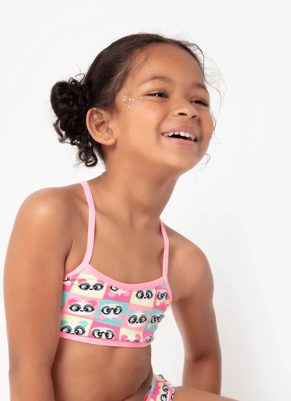 Biquíni Menina com Proteção Solar Panda Summer 1