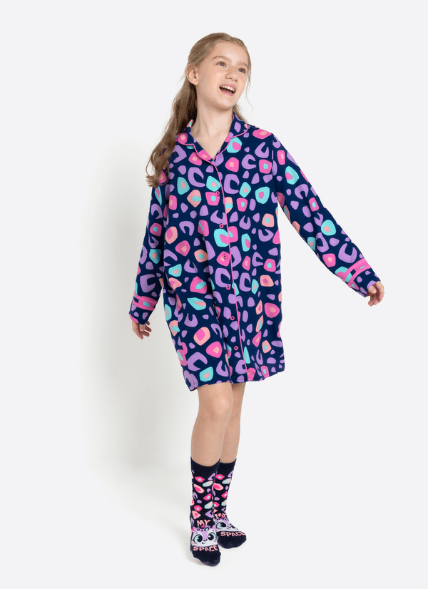 Camisola Manga Longa Viscose Menina Teen Onça 14