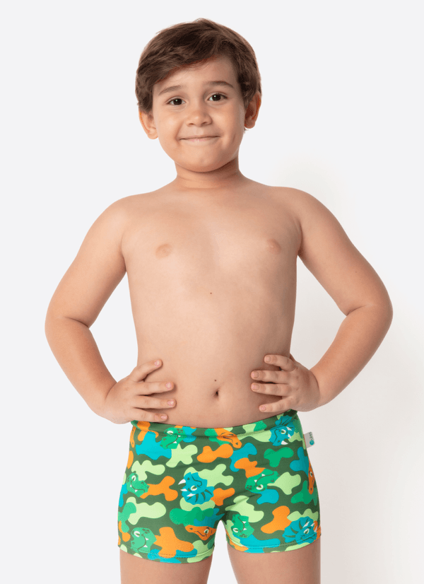 Sunga Boxer Menino Dino Trio 2