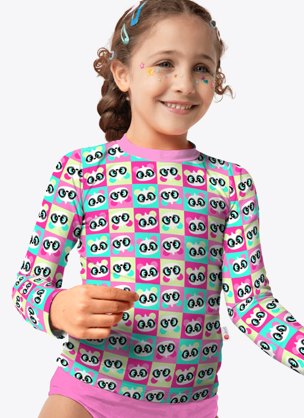 Camiseta Menina Panda 1