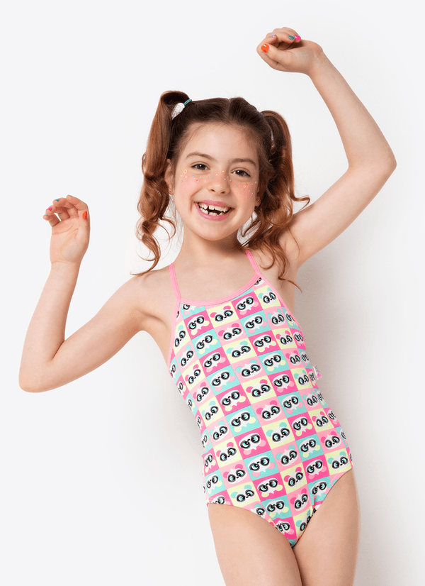 Maiô Menina Panda Summer 1