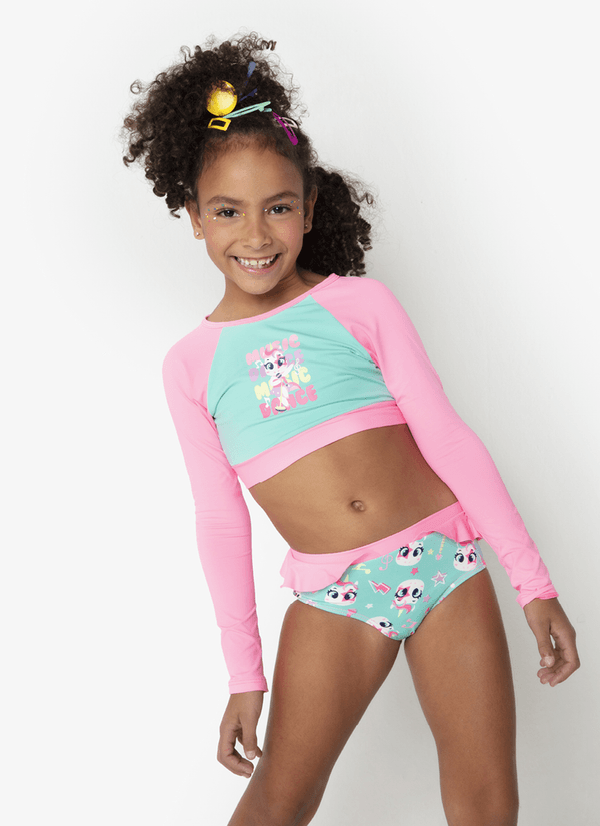 Conjunto Cropped Menina Unicornio PopStar 8