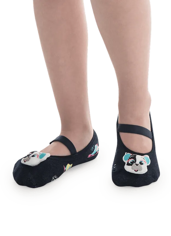 Meia Sapatilha Menina Antiderrapante com LED Patins 28 A 33
