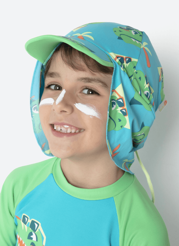 Chapéu com Proteção Solar Menino Dino Miami 2A4