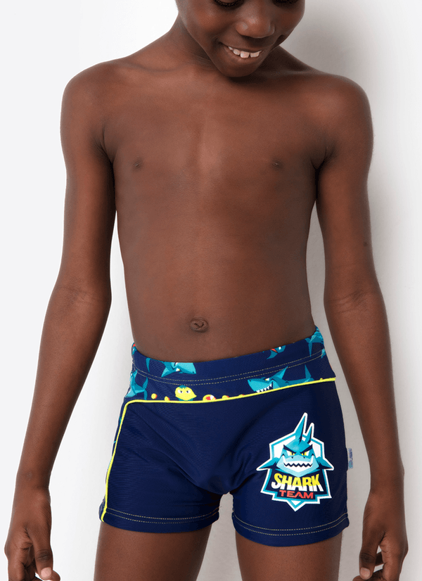 Sunga Boxer Estampada Menino Tubarão Gamer 2
